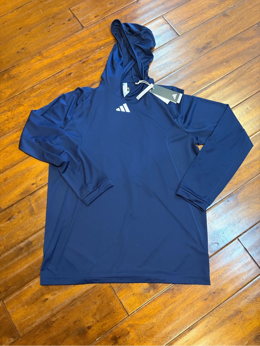 adidas L/S Training Tee w/ Hood